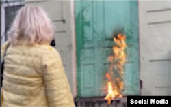 Поджог военкомата Петербург