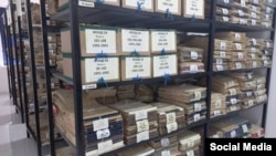 Мамлекеттик архивдин сактоочу жайларынын бири. 