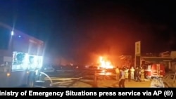 Махачкалада май куюучу жайда 14-августта кечинде катуу жарылуу болгон.