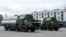 S-300 missile systems are seen during a Victory Day parade marking the 75th anniversary of the victory in World War II, in the city of Yuzhno-Sakhalinsk