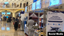 گوشه یی از نمایشگاه مشترک تجارتی افغانستان - قزاقستان 