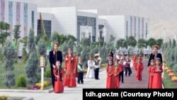 Arkadag şäheriniň açylyş dabarasy 