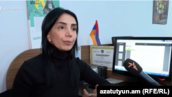 Armenia - Journalist Knar Manukian speaks to RFE/RL, December 19, 2023.
