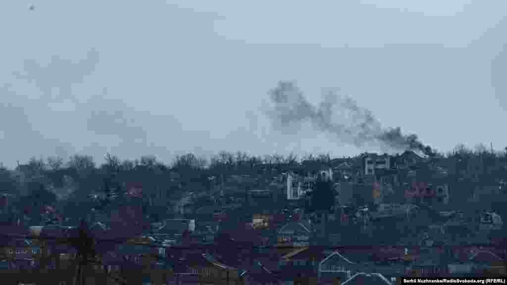 Бахмут. Навкруги усе палає. Зима 2023 року