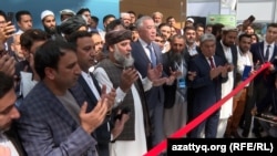 "Талибан" өкілдері Астанадағы Қазақ-Ауған экономикалық форумында. 3 тамыз, 2023 жыл.