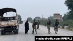 نیروهای امنیتی پاکستان در یک منطقه نا آرام خیبر پشتونخواه