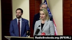 Посол США Бріджит Брінк. Візит двопартійної делегації Конгресу США. Київ, 9 лютого 2024 року