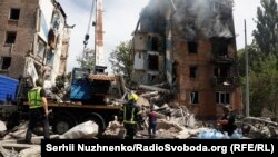 Наслідки російської ракетної атаки у Шевченківському районі Києва. Київ, 8 липня 2024 року