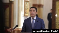 Վրաստանի խորհրդարանի խոսնակ Շալվա Պապուաշվիլին, արխիվ, Թբիլիսի: 