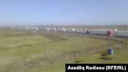 İrana keçmək istəyən Rusiya maşınları