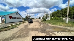 Ақмола облысы Жарқайың ауданының әкімшілік орталығы Державин қаласы. 2023 жылғы маусым.