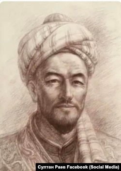 Махмуд Кашгари Барскани. (И.Бакиров тарткан сүрөт).