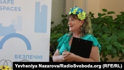 Олена на заході до річниці роботи Центрів підтримки і розвитку жінок