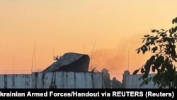 Одесса порту орус армиясынын соккусунан кийин. Архивдик сүрөт