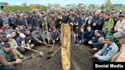 Ибраһим Исәнәевне җирләү. 23 апрель, 2024 ел.