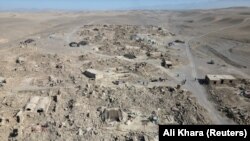 ولسوالی زنده جان ولایت هرات پس از زلزله پانزدهم میزان