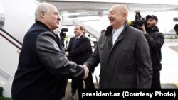 Аляксандар Лукашэнка і Ільхам Аліеў, 17 траўня 2024 году