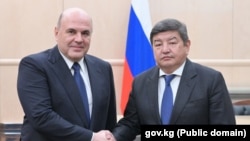 Михаил Мишустин менен Акылбек Жапаров. Москва, Орусия. 15-февраль, 2024-жыл.