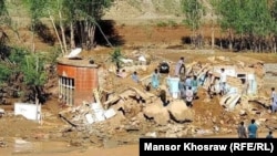 تصویر از یک منطقه سیلاب زده در غور