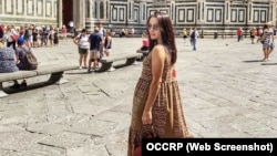 Фарангиз Азимова в Италии. Фото из Инстаграм