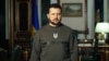 Ukrainian President Volodymyr Zelenskiy delivers his nightly address on March 20.