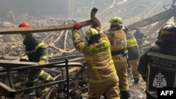 Ռուսաստան - Որոնողա-փրկրարական աշխատանքները Crocus City Hall-ում, Մոսկվա, 23-ը մարտի, 2024թ.