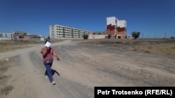 Алматы облысындағы Үлкен ауылы. Алғашқы АЭС осы ауылға салынбақ. Азаттық архивіндегі фото.