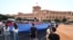 Armenia - Young people celebrate Armenia's Constitution Day outside the main government building in Yerevan, July 5, 2024.