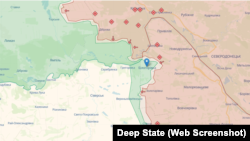 Мапа бойових дій на Луганщині