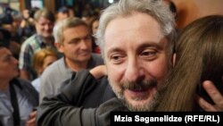 Ника Гварамия на встрече с сотрудниками 