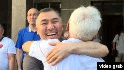 Равшан Джеенбеков после освобождения.