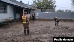 Селдин кесепеттерин жоюу иштери. Ош облусунун Кара-Суу району. 2024-жылдын 22-апрели.