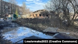 Константиновка шаары аткылоодон кийин. 2-апрель 2023-жыл