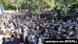 Բողոքի ակցիա Բաղրամյան պողոտայում, 12-ը հունիսի, 2024թ.