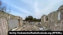 Наслідки ракетного удару армії РФ по Харківській області. Гроза, Харківська область, 6 жовтня 2023 року