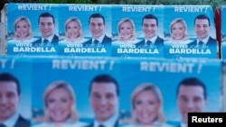 Европарламентке шайлоо алдындагы үгүт плакаты. Франция 