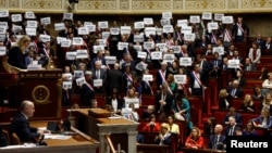 Ֆրանսիա - Ընդդիմության ակցիան խորհրդարանում, Փարիզ, 20-ը մարտի, 2023թ.