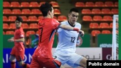 Кыргызстан менен Түштүк Кореянын спортчуларынын оюну.
