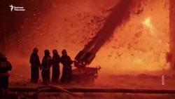 Орусиянын Курск облусундагы мунай базага дрон тийгенде өрт чыкты 