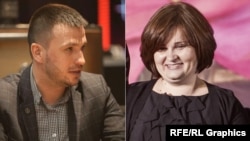 Адвокат Александр Немов жана журналист Елена Милашина.