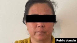 Чек арадан мыйзамсыз өтүүгө шектелген аял. 17-апрель, 2024-жыл.