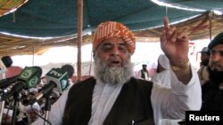 مولانا فضل الرحمن رهبر حزب جمعیت علمای اسلام پاکستان