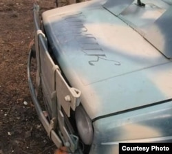 Бойова автівка, передана волонтерами, яку назвали «Живчик»