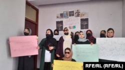 Протест женщин в Кабуле. 10 августа 2023 г.