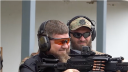 "Оьрсийчоьнан спецназан университетехь" ву Кадыров Рамзан. Гуьмсе. Оханан-беттан 2023 шо. Кадыровн официалан телеграм-каналера видео юккъера скриншот