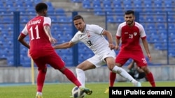 CAFA Nations Cup - 2023: Кыргызстан Оман курама командаларынын беттеши. Ташкент шаары. 20-июнь, 2023-жыл.