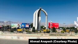 چوک مرکزی شهر چاریکار مرکز ولایت پروان 