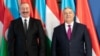 HUNGARY - Hungarian Prime Minister Viktor Orbán (r) and Azerbaijani President Ilham Aliyev at a joint press conference in Budapest on January 30, 2023. 