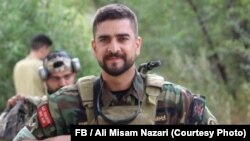 اکمل امیر یکی از اعضای جبهه آزادی افغانستان که در جنگ رویاروی با طالبان کشته شد