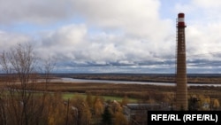 Вид на реку Вычегда